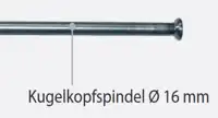 MD+  vite a testa   M16x1.5     lunghezza 805 mm