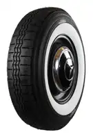 125R 15/68S  TL Michelin X  Classic Flanc blanc