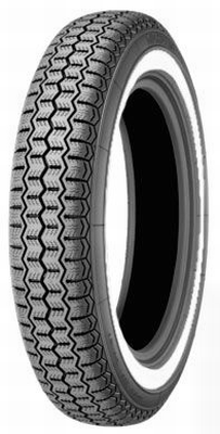 135R 15/72S TL Michelin ZX Classic Whitewall :: Classic car